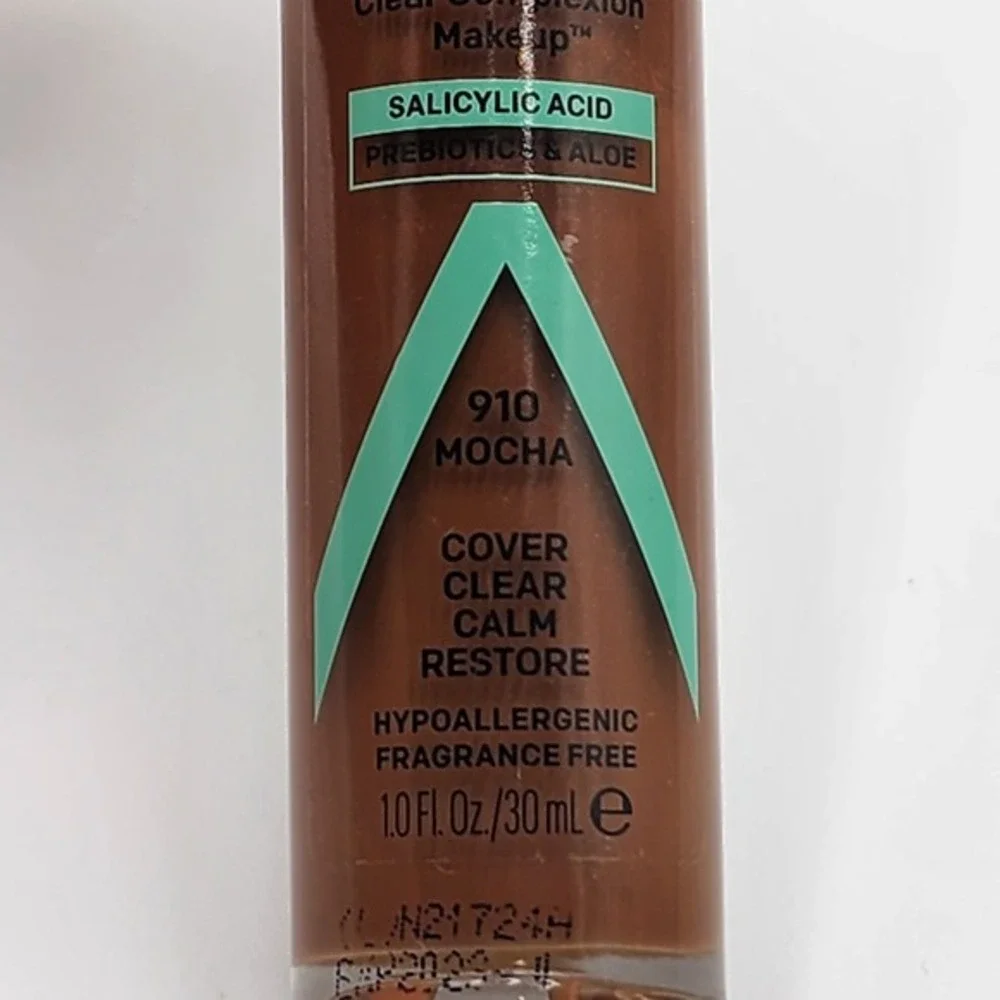 Almay Clear Complexion Makeup 910 Mocha Hypoallergenic Fragrance Free New Sealed
